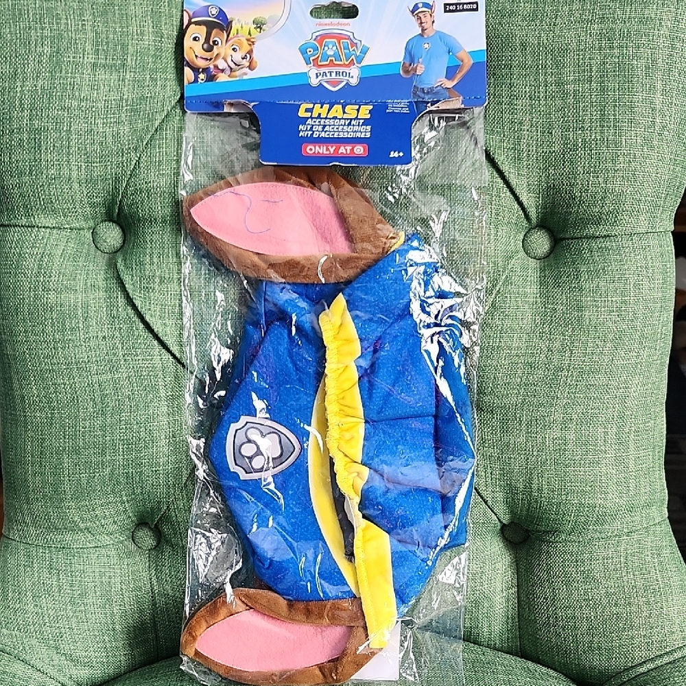 Paw Patrol Chase Hat and Badge Costume